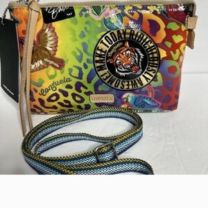 Consuela Vibrant Leopard Crossbody Bag
